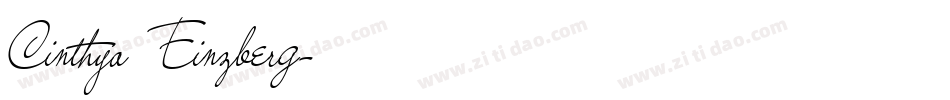 Cinthya Einzberg字体转换